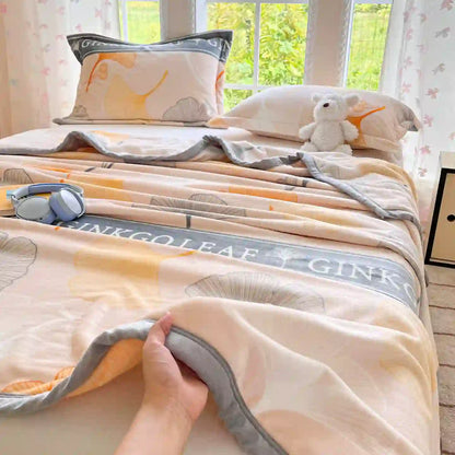 Ginkgo Leaf Cozy Warm Throw Blanket - image 3