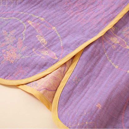 Ownkoti Oriental Retro Jacquard Cotton Gauze Loungewear - image 3