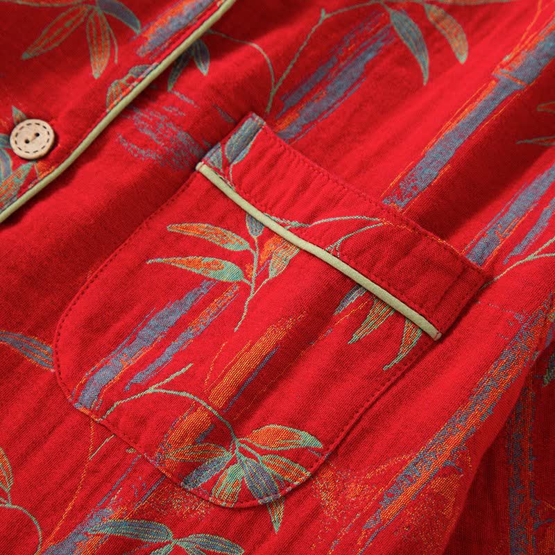 Ownkoti Matching Cotton Gauze Bamboo Couple Loungewear - image 4