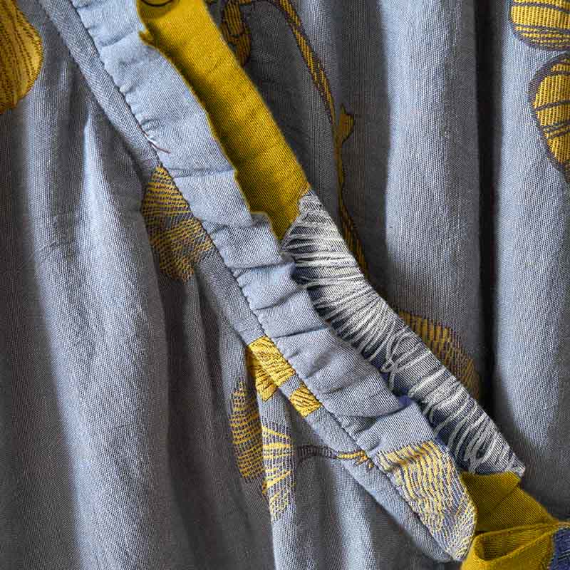 Ginkgo Leaf Hanfu Inspired Cotton Nightdress - image 19