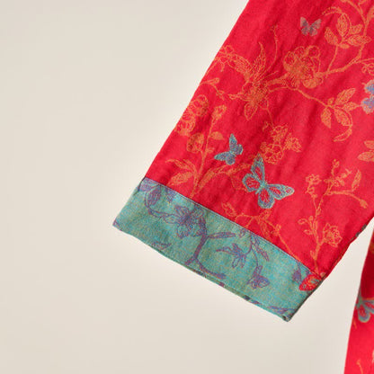 Ownkoti Vintage Butterfly Hanfu Inspired Cotton Nightdress - image 5