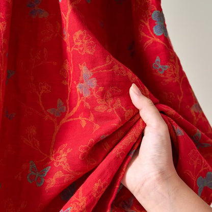 Ownkoti Vintage Butterfly Hanfu Inspired Cotton Nightdress - image 3