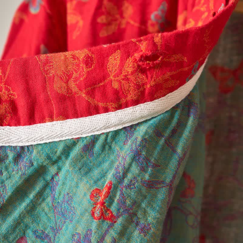 Ownkoti Vintage Butterfly Hanfu Inspired Cotton Nightdress - image 2