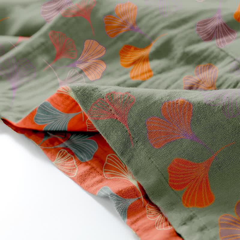 Ginkgo Cotton Gauze Kimono Loungewear Set - image 29