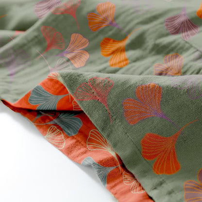 Ginkgo Cotton Gauze Kimono Loungewear Set - image 29