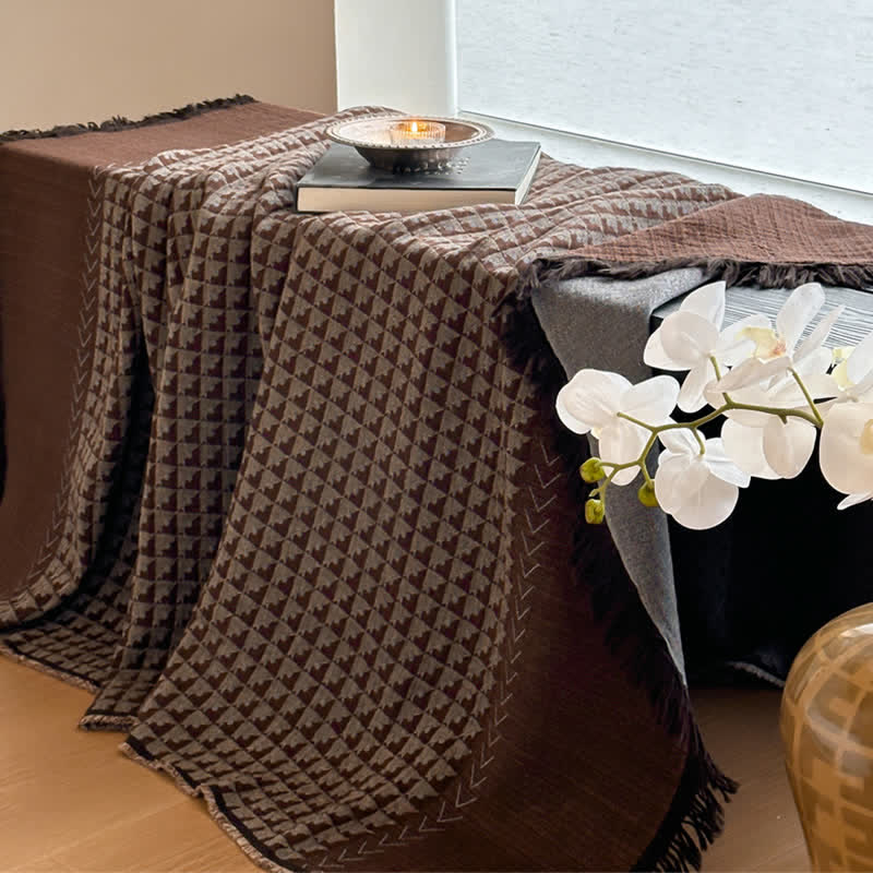 Ownkoti Vintage Cotton Jacquard Multi-Use Blanket - image 30