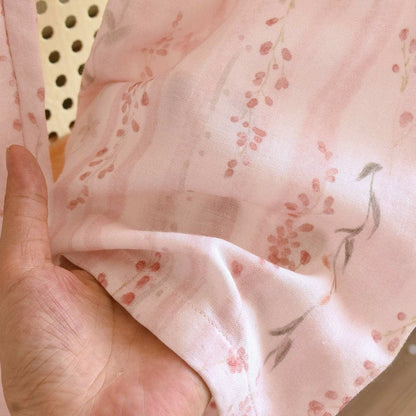 Ownkoti Oriental-inspired Striped Floral Cotton Loungewear - image 5