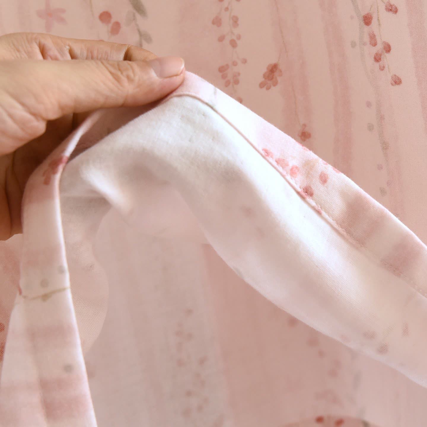 Ownkoti Oriental-inspired Striped Floral Cotton Loungewear - image 9