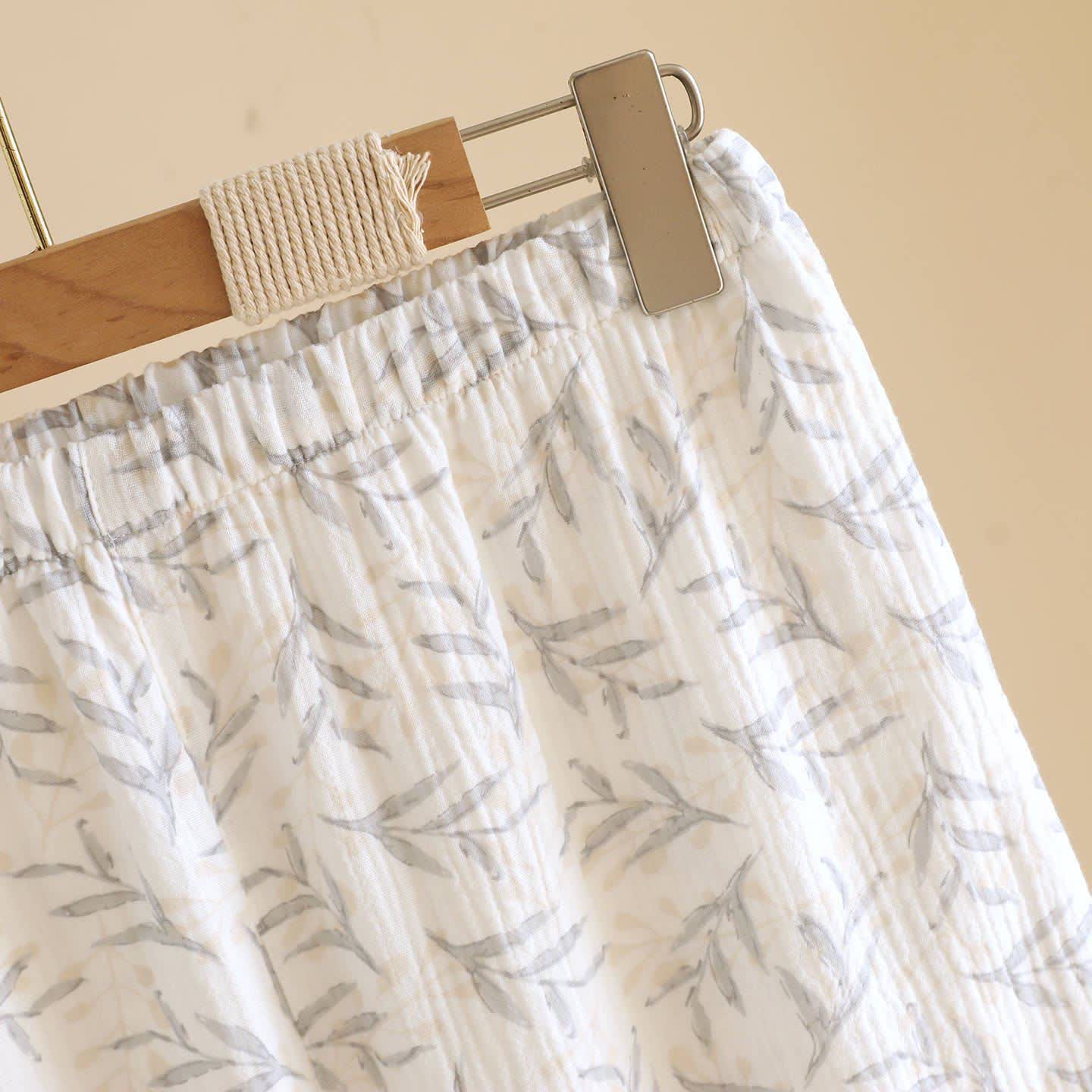 Ownkoti Oriental-inspired Leaf Cotton Loungewear - image 13