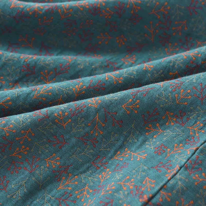 Vintage Cotton Branch Long Sleeve Pajamas - image 6