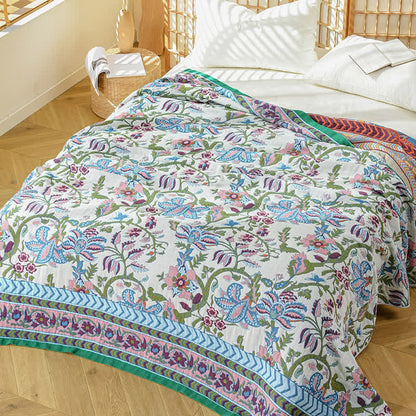Ownkoti Floral Branch Pure Cotton Gauze Blanket - image 2