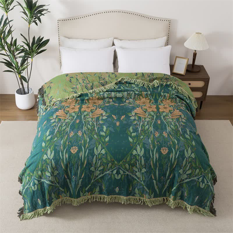 Ownkoti Lily Cotton Gauze Tassel Blanket - image 4