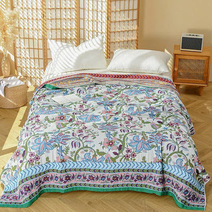 Ownkoti Floral Branch Pure Cotton Gauze Quilt - image 0