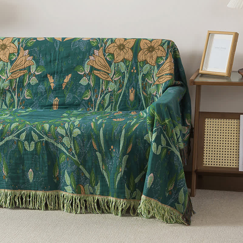 Ownkoti Lily Cotton Gauze Tassel Blanket - image 2