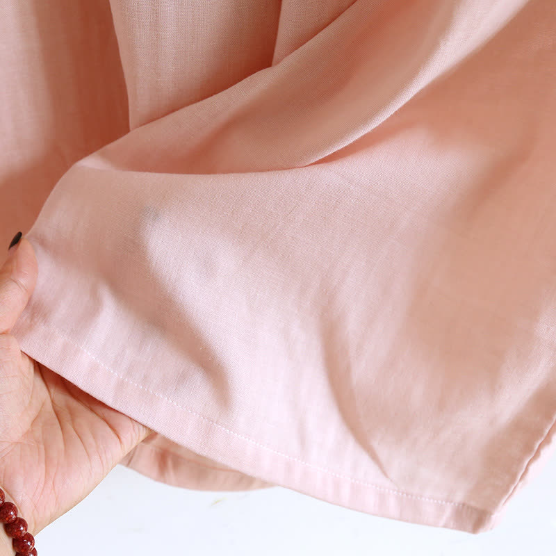 Ownkoti Oriental Style Floral Embroidered Loungewear Set - image 13