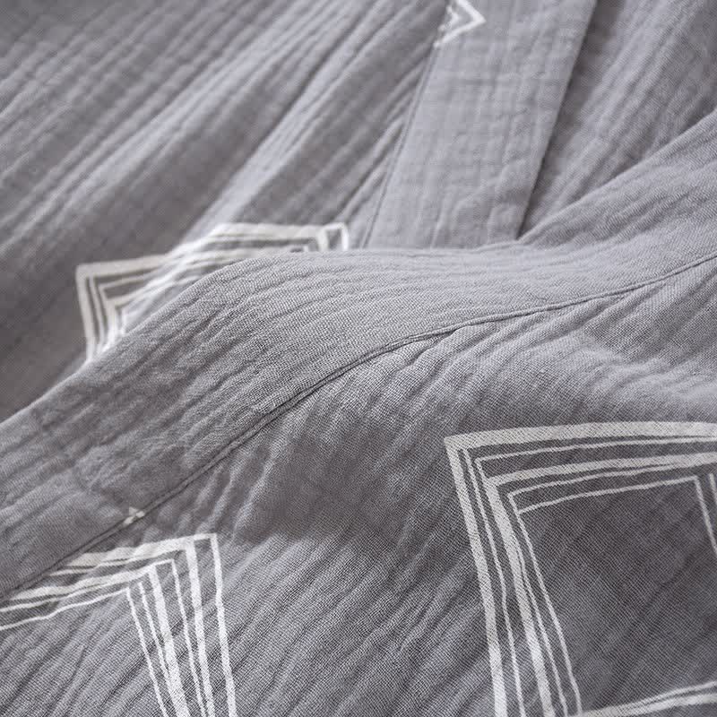 Ownkoti Unisex Diamond Cotton Kimono Loungewear Set - image 10