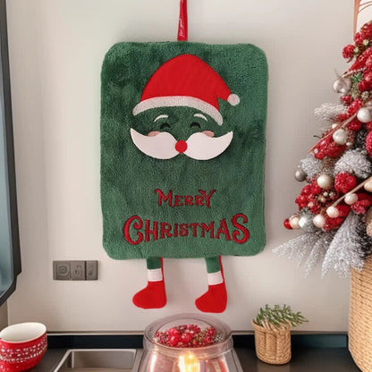 Ownkoti Christmas Holiday Gift Towels with Dangling Legs - Santa Claus - Hand Towel - 9" x 7" - image 13