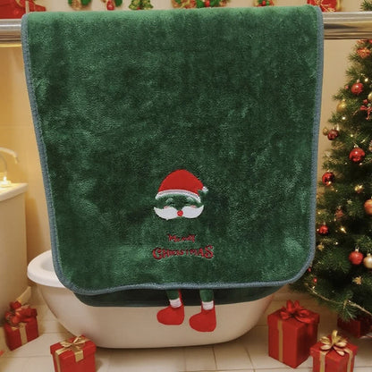 Ownkoti Christmas Holiday Gift Towels with Dangling Legs - Santa Claus - Bath Towel - 27" x 55" - image 14