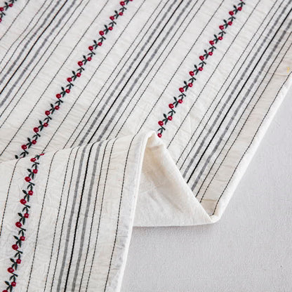 Ownkoti Fairycore Embroidered Cotton Duvet Cover Set(3PCS) - image 6