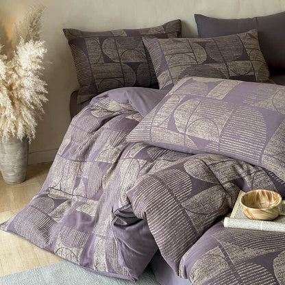 Ownkoti Geometric Brushed Cotton Bedding Set(4PCS) - image 8