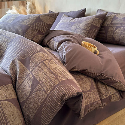 Ownkoti Geometric Brushed Cotton Bedding Set(4PCS) - image 10