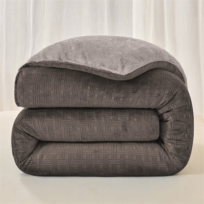 Ownkoti Plush Waffle Textured Sherpa Blanket - image 15