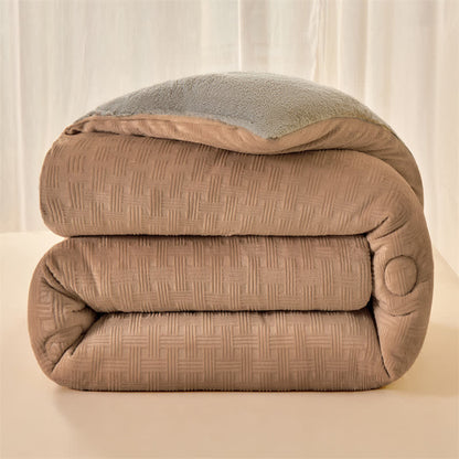 Ownkoti Plush Waffle Textured Sherpa Blanket - image 3