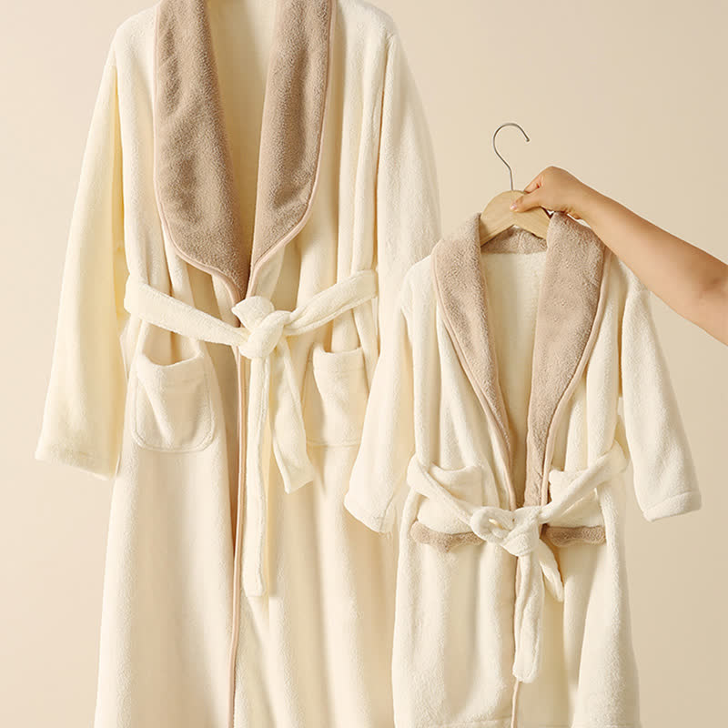 Matching Family Solid Plush Robe - image 1