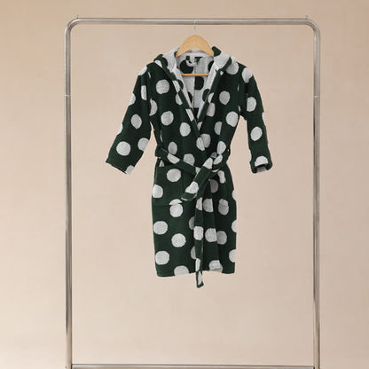 Matching Family Polka Dot Hooded Cotton Robe - image 26