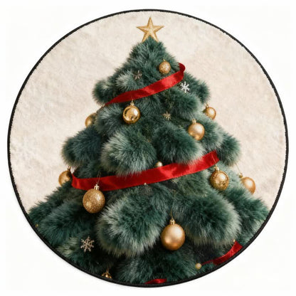 Jingle Bell Christmas Tree 3D Rug - image 2