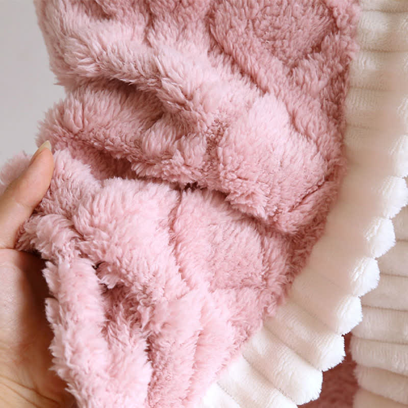 Diamond Textured Plush Button Nightgown - image 12