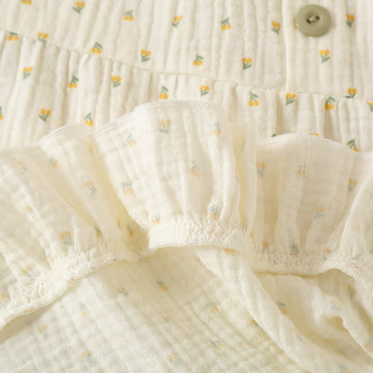 Cherry Print Cotton Gauze Cami Pajamas - image 10