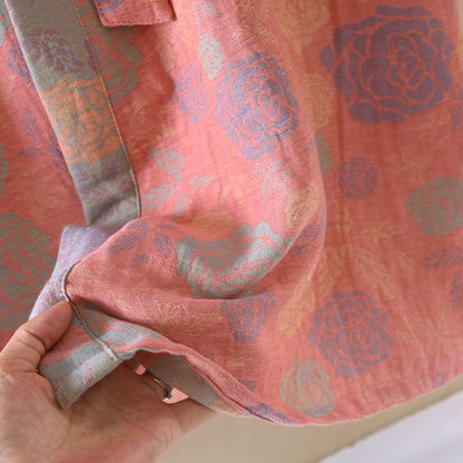 Romantic Rose Cotton Gauze Kimono Robe - image 4