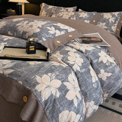 Lily Linen Button Bedding Set (4PCS) - King - image 0