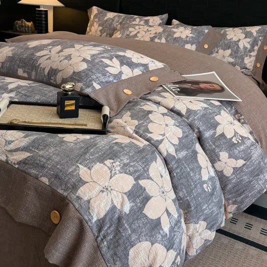 Lily Linen Button Bedding Set (4PCS) - King - image 0