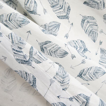 Leaf Arrow Cotton Kimono Robe - image 12