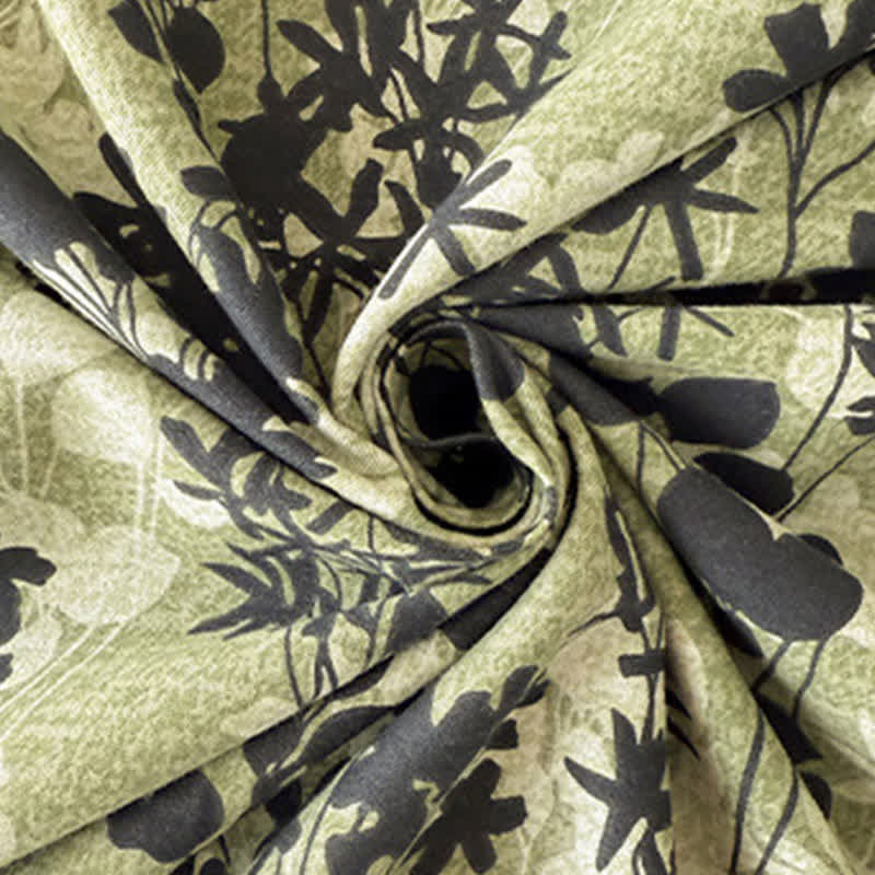 Vintage Leaf Brushed Cotton Sheet Bedspread - image 2