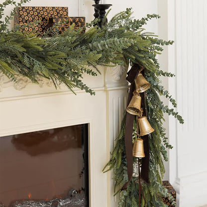 Farmhouse Faux Pine Eucalyptus Garland - image 2