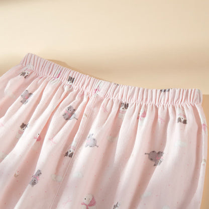 Cute Dog Cat Brushed Cotton Loungewear Set - image 6