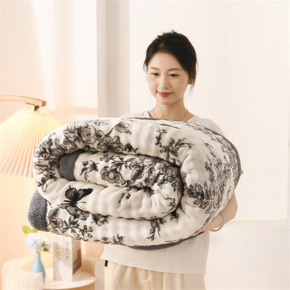 Elegant Floral Butterfly Throw Blanket - image 2