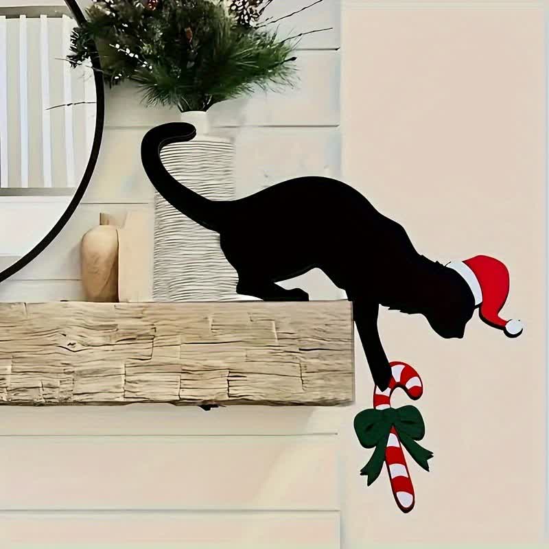 Black Cat Door Frame Decor - image 2