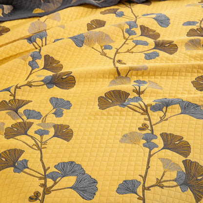 Ginkgo Leaf Organic Cotton Reversible Quilt - image 25