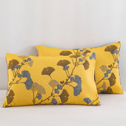 Ginkgo Leaf Organic Cotton Reversible Quilt - image 23