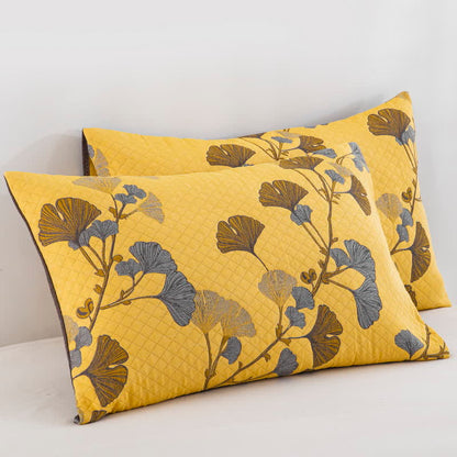 Ginkgo Leaf Organic Cotton Reversible Quilt - image 24
