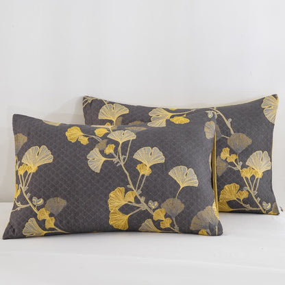 Ginkgo Leaf Organic Cotton Reversible Quilt - image 32