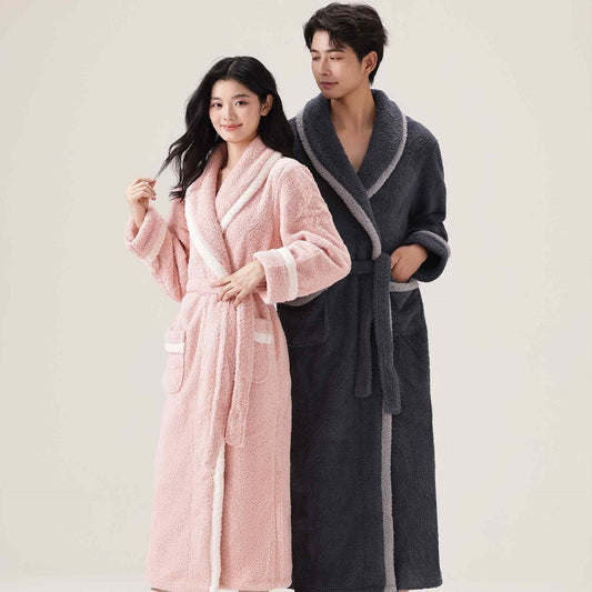 Unisex Fleece Plush Warm Robe - image 0