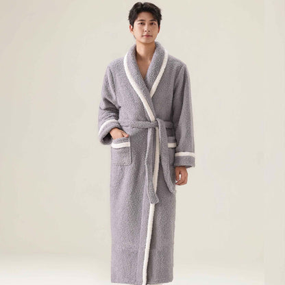 Unisex Fleece Plush Warm Robe - image 7
