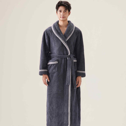Unisex Fleece Plush Warm Robe - image 9