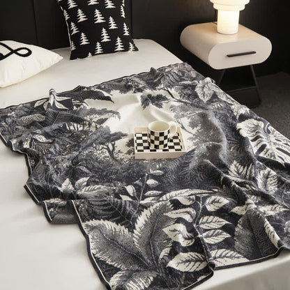 Jacquard Retro Multi-functional Throw Blanket - image 7