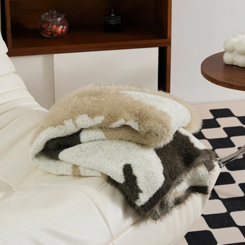 Abstract Art Shaggy Cozy Throw Blanket - image 10